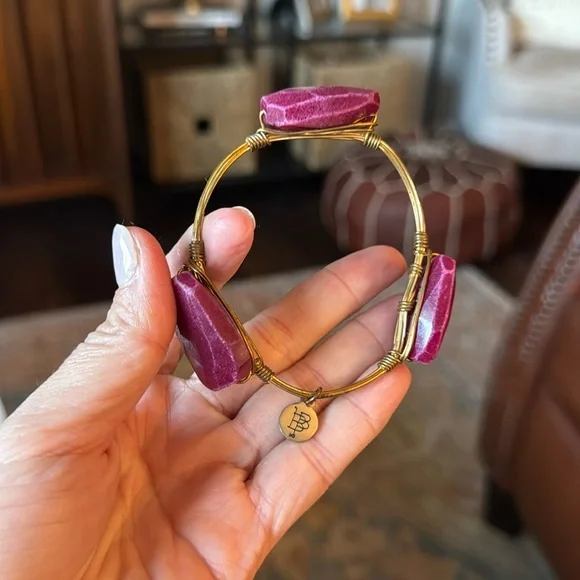 Bourbon and Bowtie Bangle Purple - Picture 1 of 2